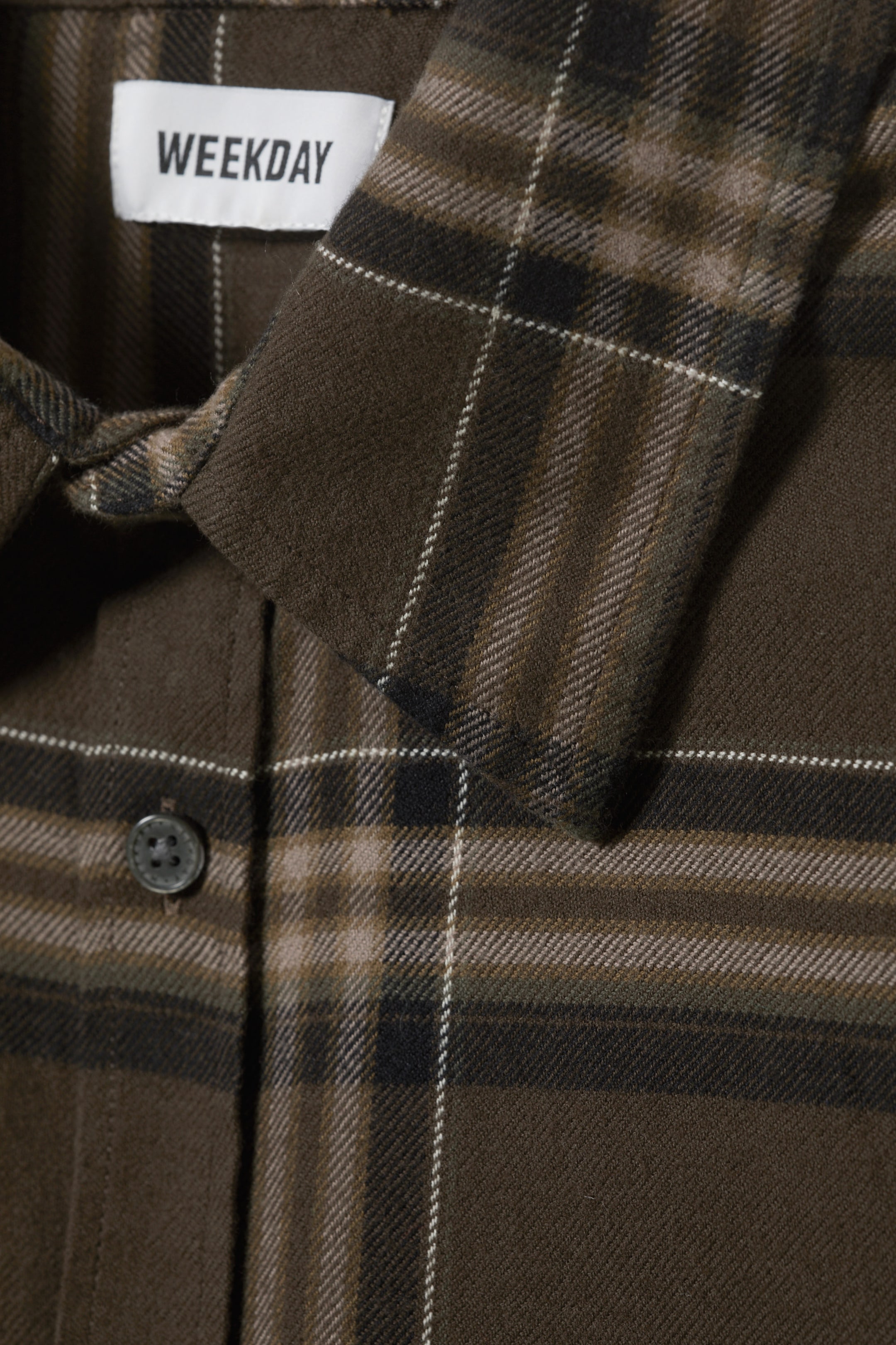 Dark Brown Check - Oversized Shirt - 1