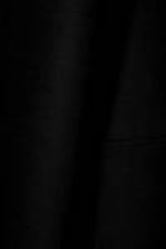 Black - Draped Long-Sleeved Lyocell Top - 1