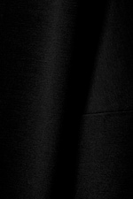 Black - Draped Long-Sleeved Lyocell Top - 1