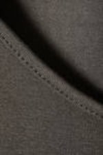Dark Grey - Sleeveless Cotton Jersey Maxi Dress - 4