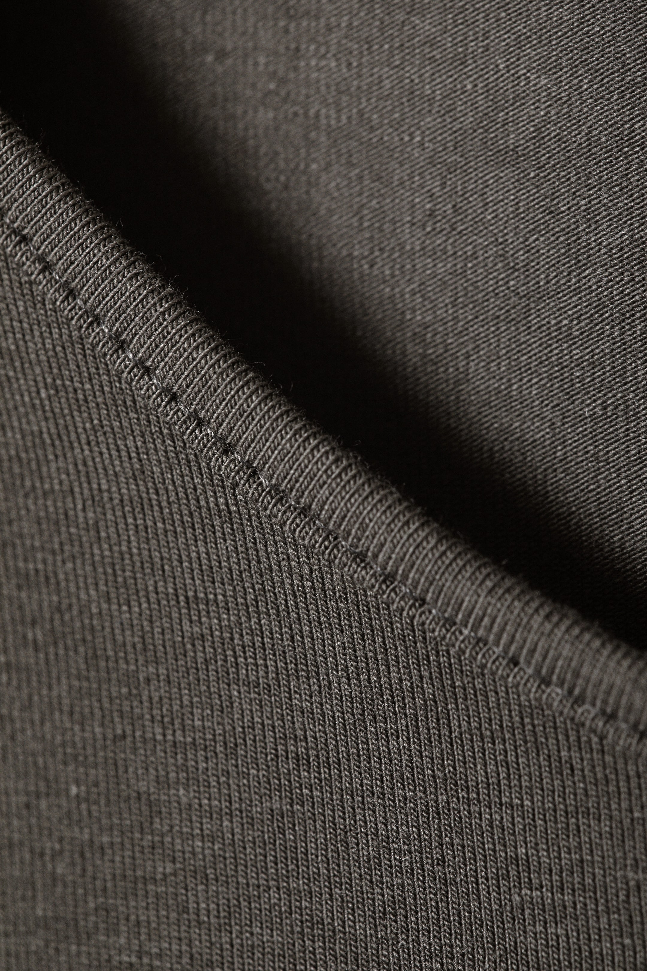 Dark Grey - Sleeveless Cotton Jersey Maxi Dress - 2