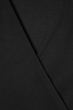 Noir - HAUT SANS MANCHES EN JERSEY À ENROULER - 1