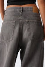 Mine Grey - Astro Loose Baggy Leg Jeans - 8