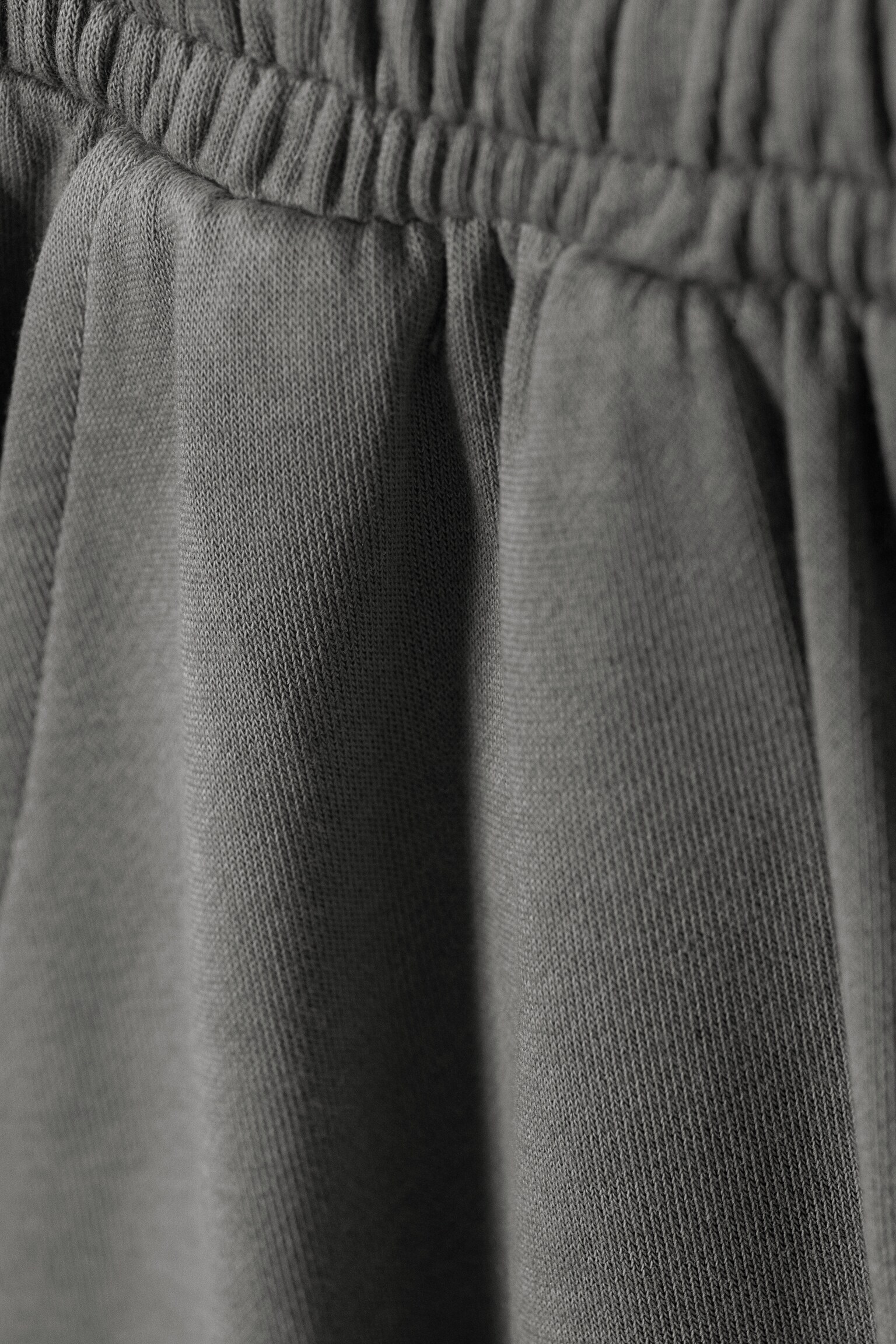 Calças de fato de treino largas e de cintura baixa - Cinzento-escuro com lavagem - 2