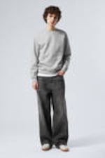 Grey Melange - Standard Midweight Sweatshirt - 2