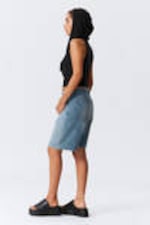 Blue Fade - Mittelblau - Monterey Low Rise Denim Shorts - 2