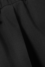 Noir - Short en twill avec lien de serrage - 1