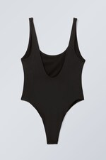 Black Shimmer - Shine Sporty Swimsuit - 1