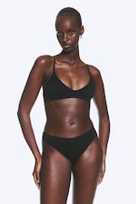 Svart/vit - 3-pack sömlösa stringtrosor - 0