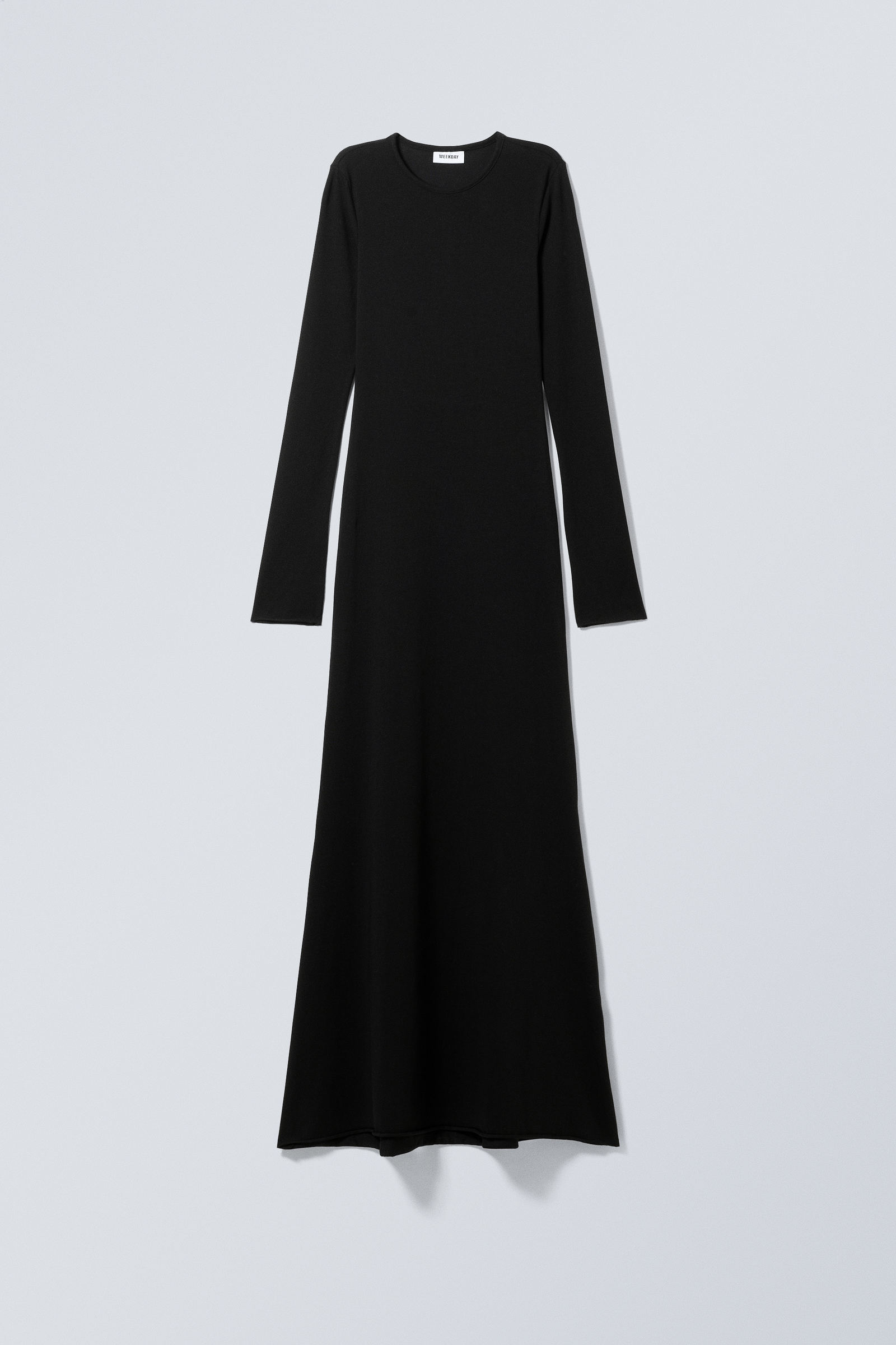 long sleeve maxi dress - Black | Weekday WW