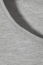 Staubiges Grau - Schmales Langarmtop - 4