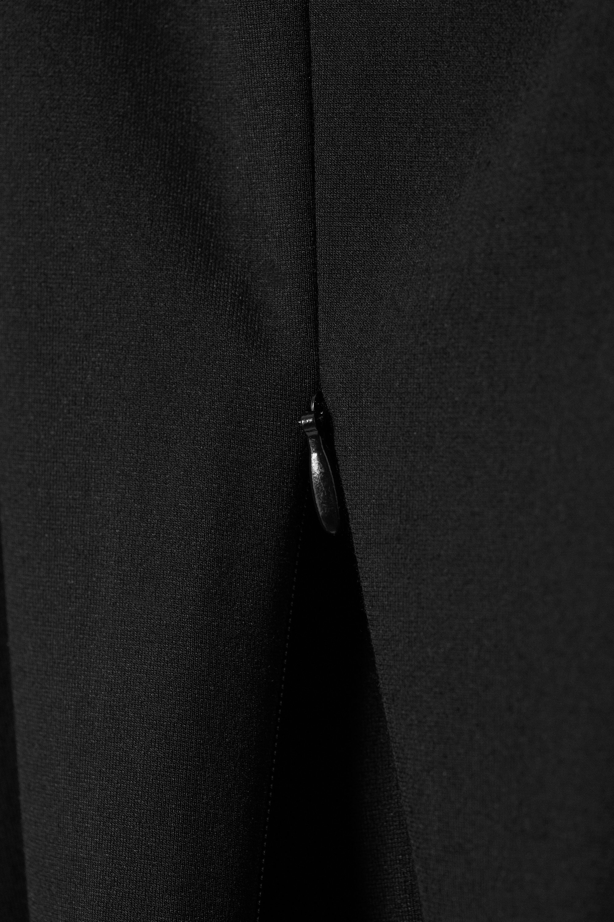 Dark - Zipped Stretchy Trousers - 4