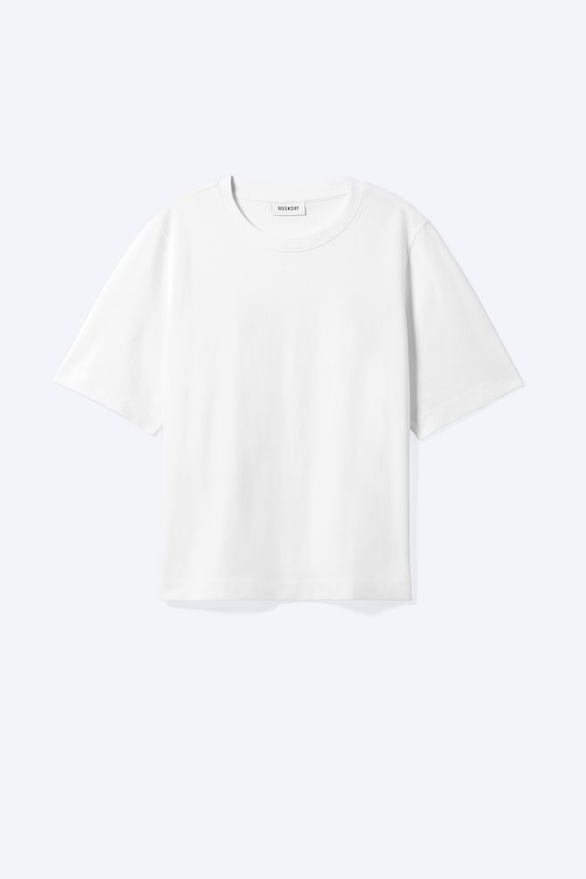Perfect Boxy T-shirt - White/Black - 1