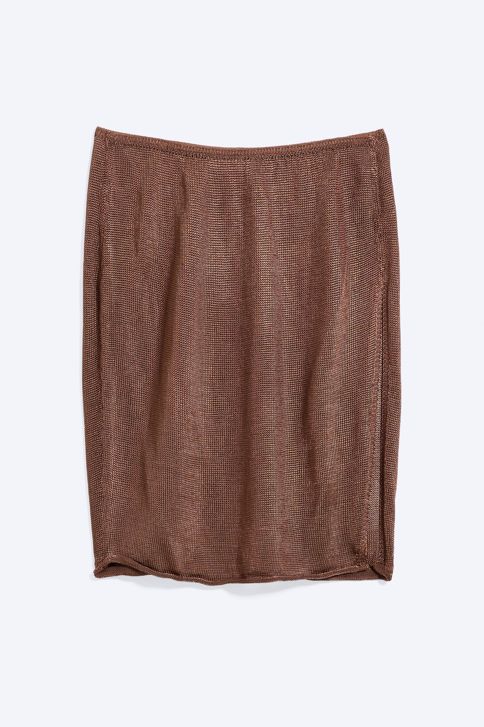 Midi gonna in maglia a vita media