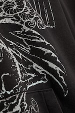 Black - Beyond Reach - Loose Fit Graphic Hoodie - 5