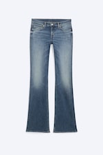 Seahorse Blue - Mittelblau - Luna Low Waist Skinny Bootcut Jeans - 5