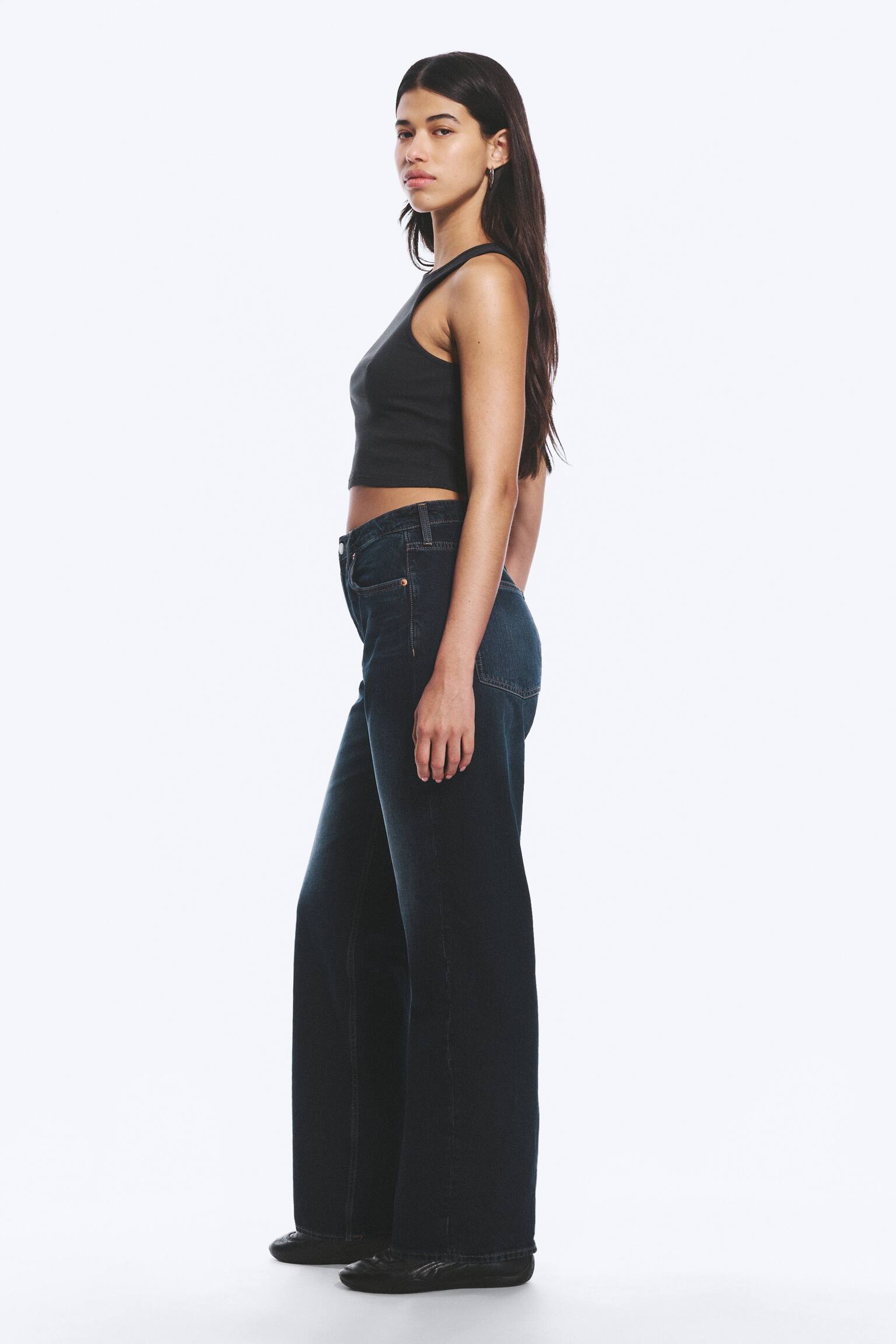 Resolute Curve High Waisted Regular Straight Jeans - Angel Blue - Dunkelblau/Second Blue - Mittelblau/Tuned Black - Schwarz - 3