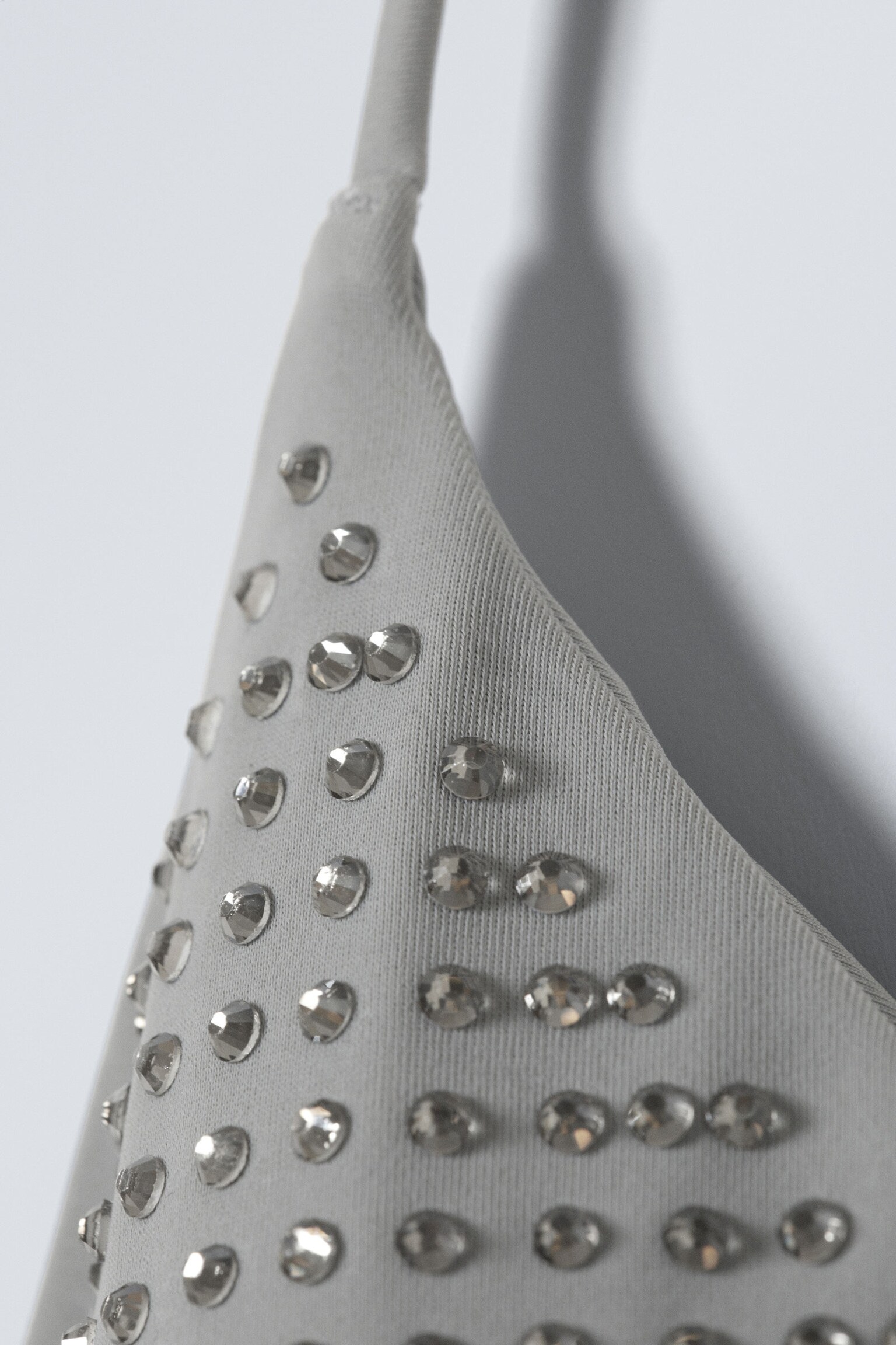 RHINESTONE WATERFALL TOP WITH THONG main image 1