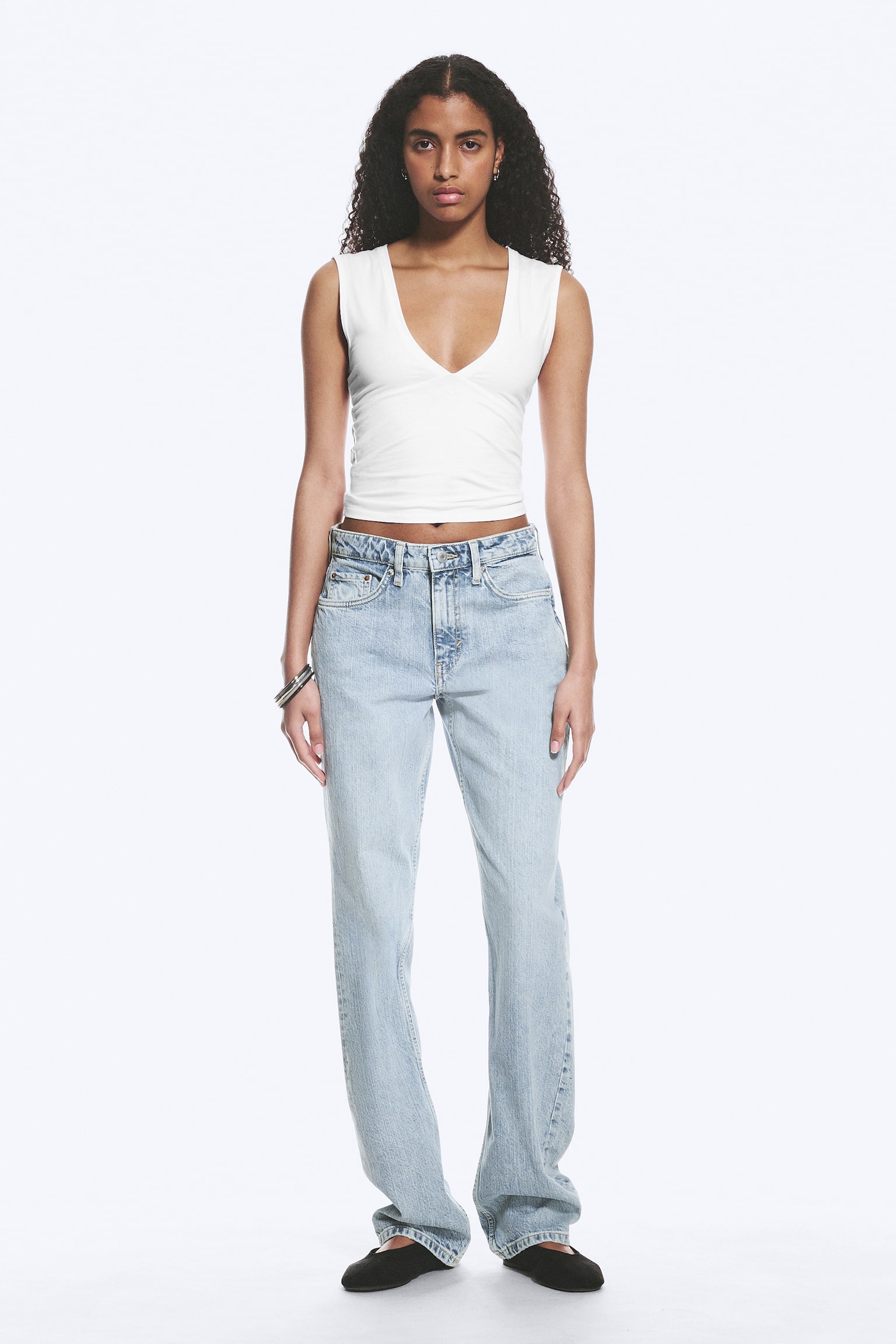 Jeans Laika Mid Rise Regular Straight Leg - Dream Blue - Azul claro/Negro lavado - Negro/Radio Blue - Medium Blue/Eighteen Blue - Medium Blue/Deep Sea Blue - Dark Blue - 1