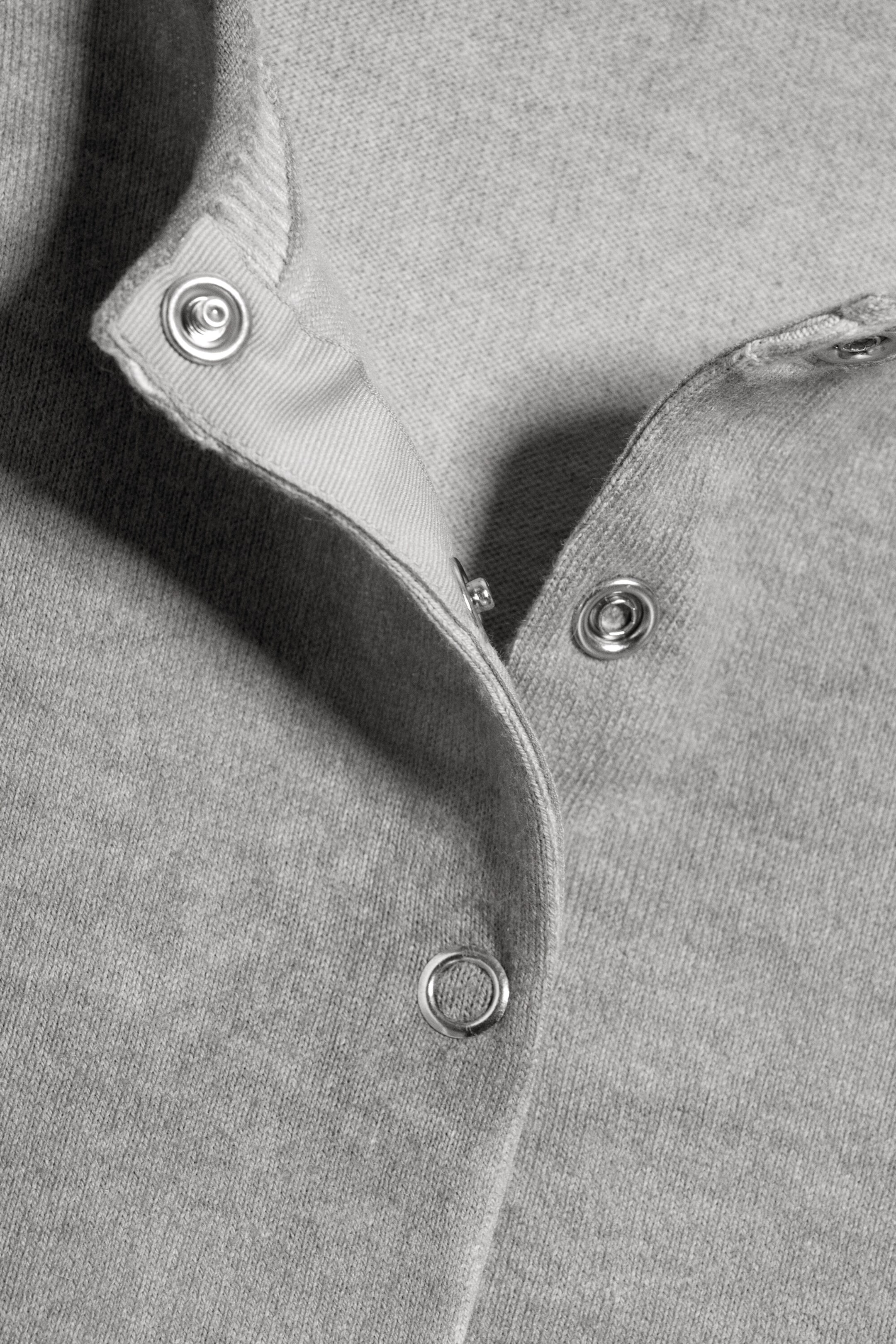 Gris délavé - Cardigan ajusté - 5