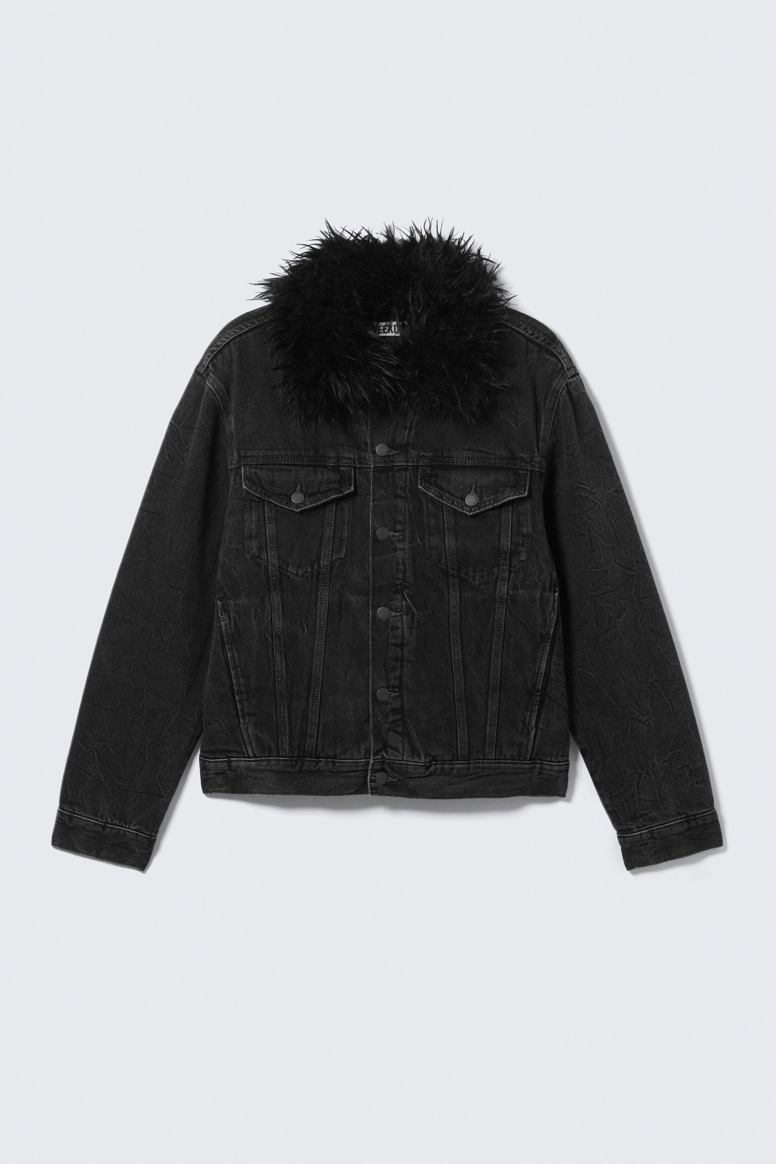 Padded Denim Jacket - Risso Black - Black - 2