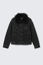 Risso Black - Black - Padded Denim Jacket - 9