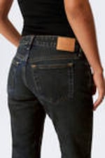 Soil Blue - Brown Stained Blue - Nail Low Rise Slim Straight Leg Jeans - 5