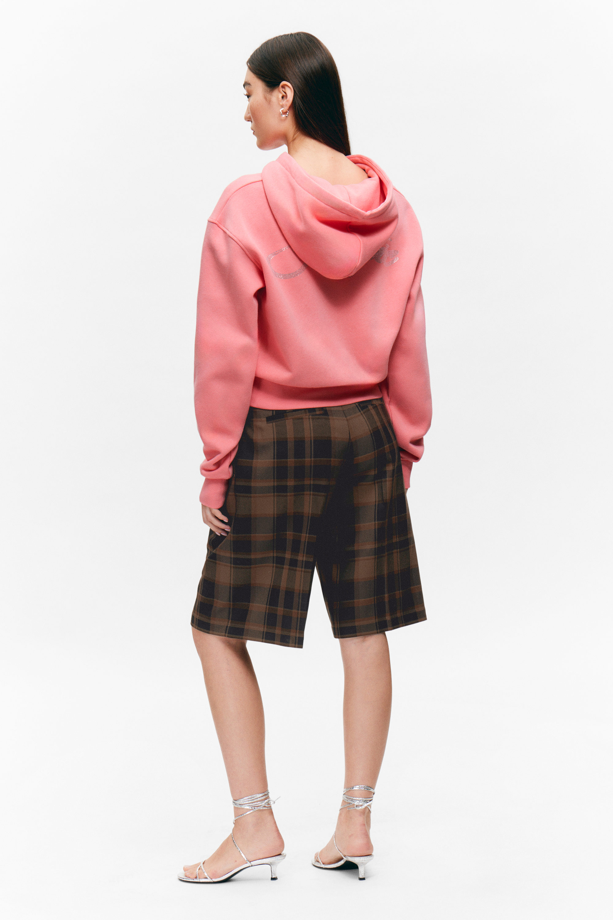 Pink - Magic - Short Zip Hoodie - 3