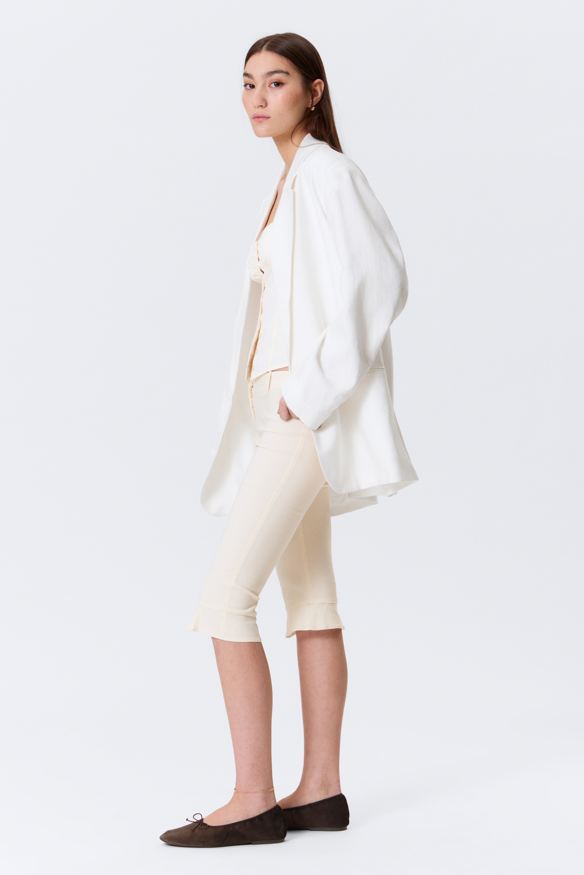 Single-Breasted Oversized Blazer