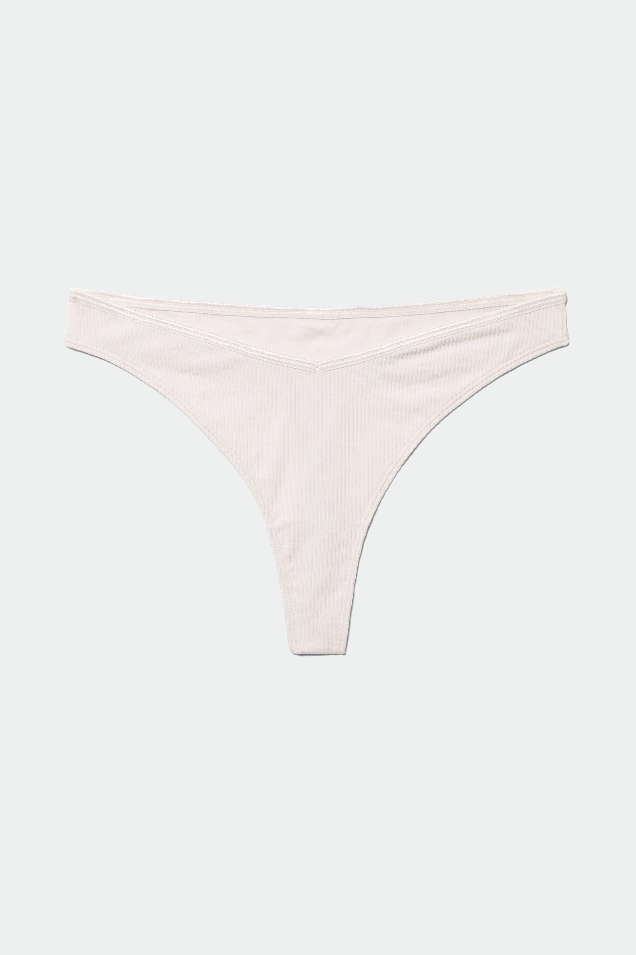 Lilac Purple Dusty Light - Julie V-cut Thong - 0