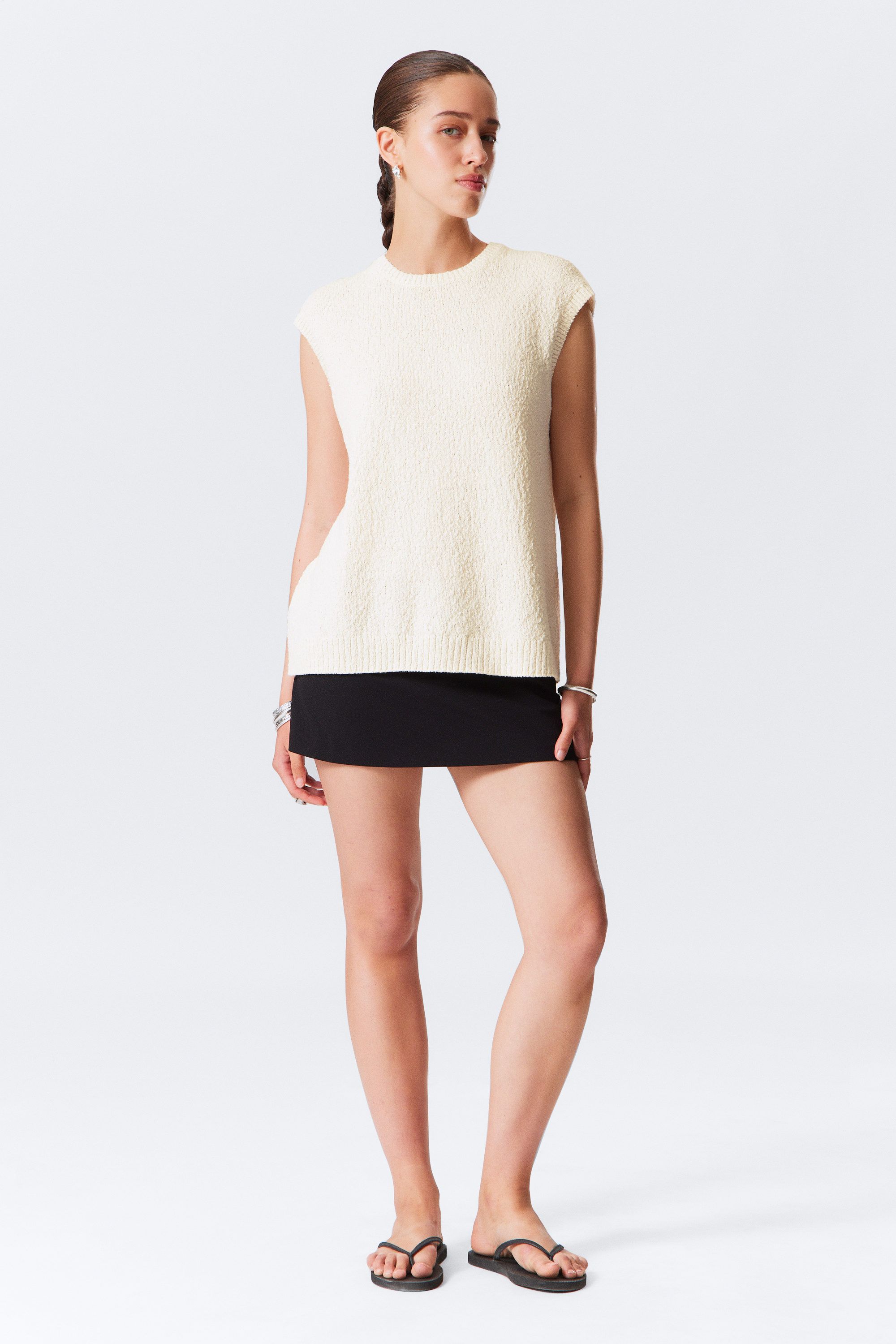Off-white - Boxy Strickweste - 2