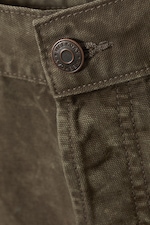 Donkertaupe - Micha ruimvallende workwear broek - 1