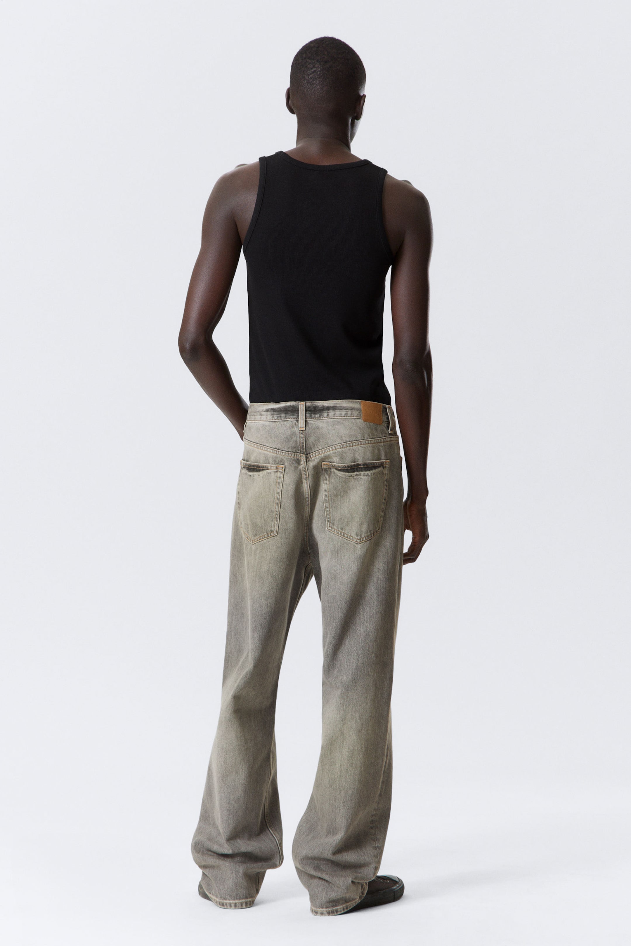 Canyon Grey - Medium Grey - Galaxy Loose Straight Leg Jeans - 18