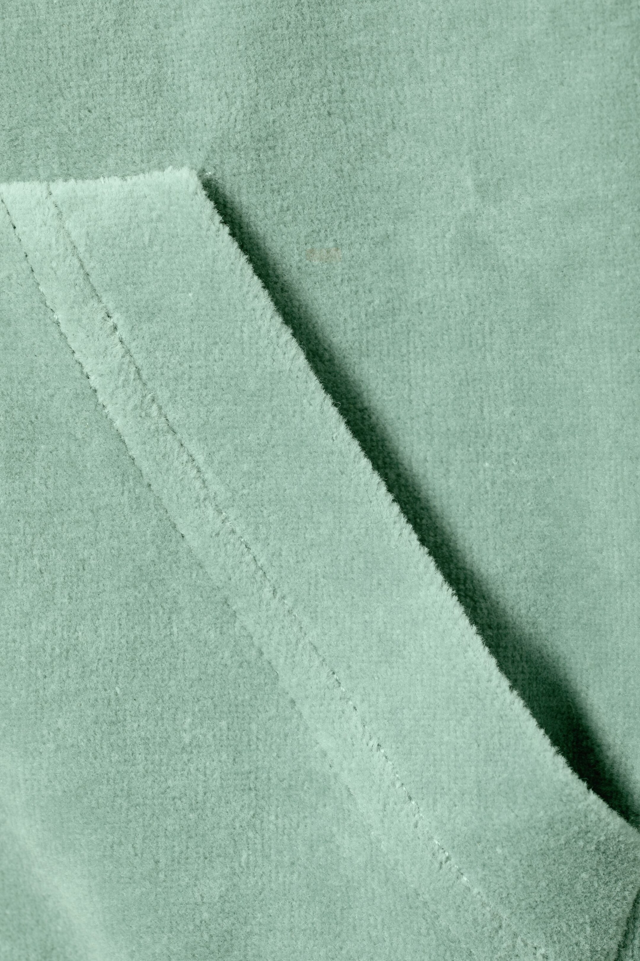 Soft Mint - Velours-Kapuzenjacke Juno mit Reißverschluss - 1