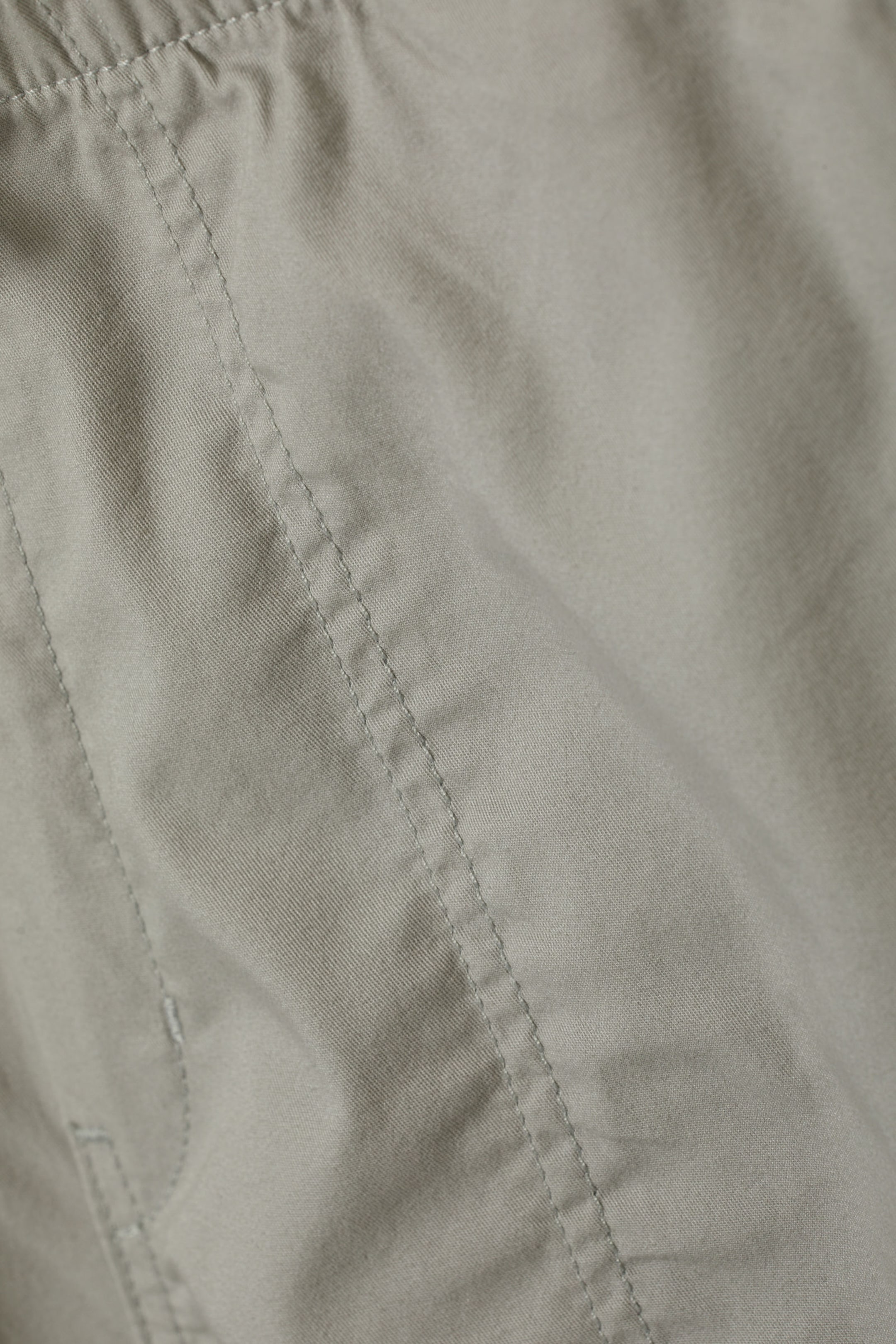 Helles Staubgrau - Weite Twill-Hose - 2