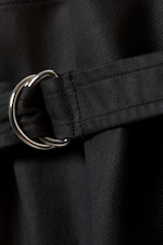 Schwarz - Stulpen aus Baumwollgewebe - 1