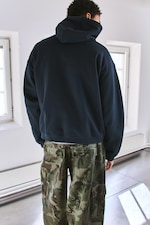 Dark Blue - Home Alone Loose-Fit Hoodie - 2