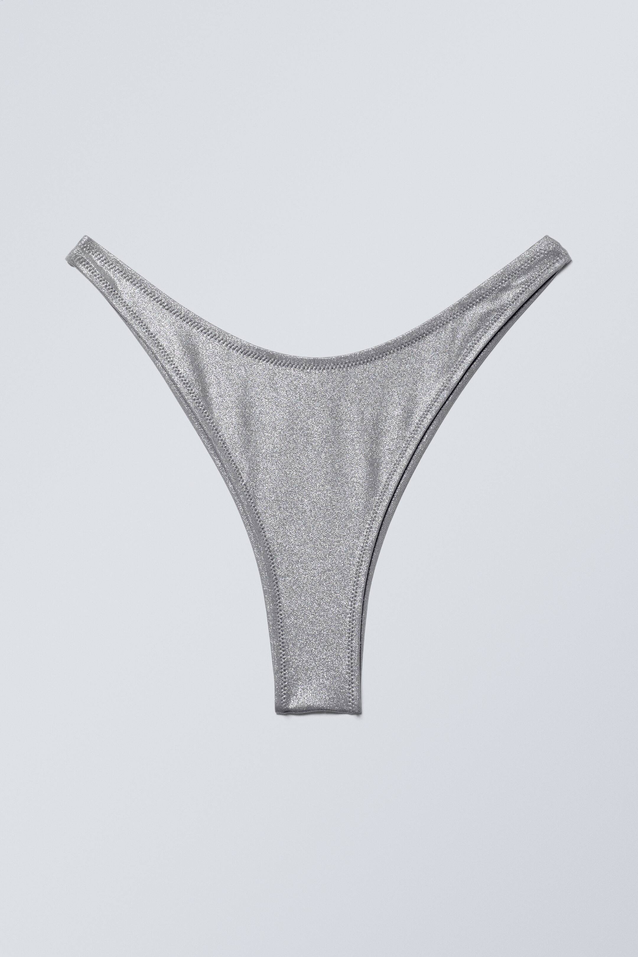 Visa större bild: Mini Glitter Brazilian Bikinitrosa - Shiny Shimmer - DAM | H&M SE 1