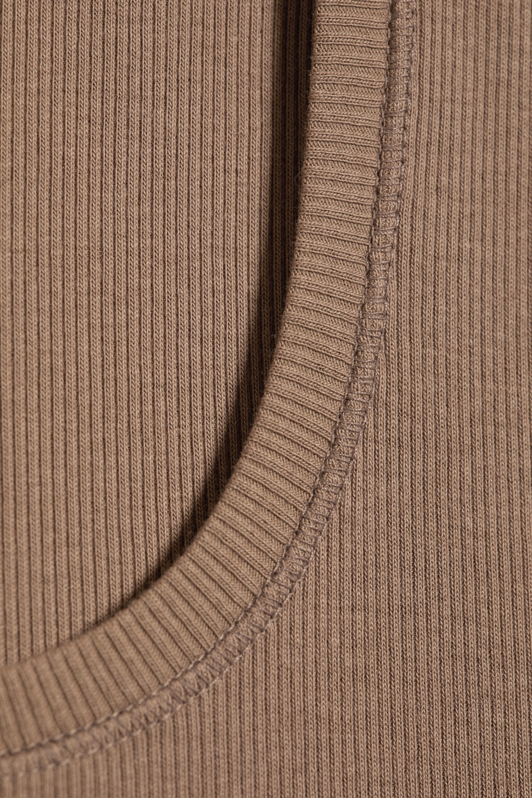 Dusty Mole - Ribbed Square Tank Top - 4