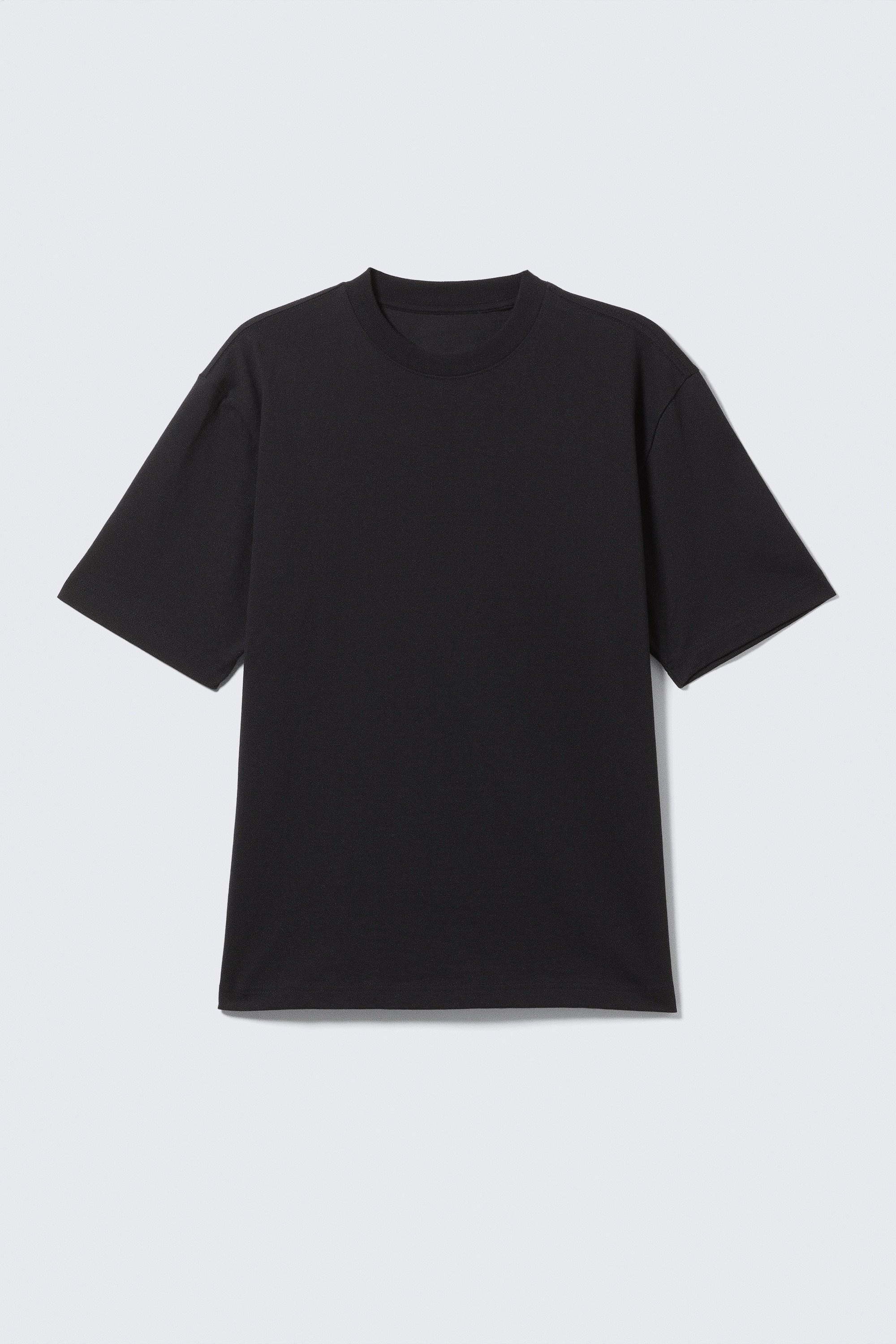 Relaxed Fit Short-Sleeved Cotton T-shirt - Námořnická modrá/White/Zaprášená khaki zelená/Black/Tmavě zelená/Dark Brown/Šedý melír/Světle modrá