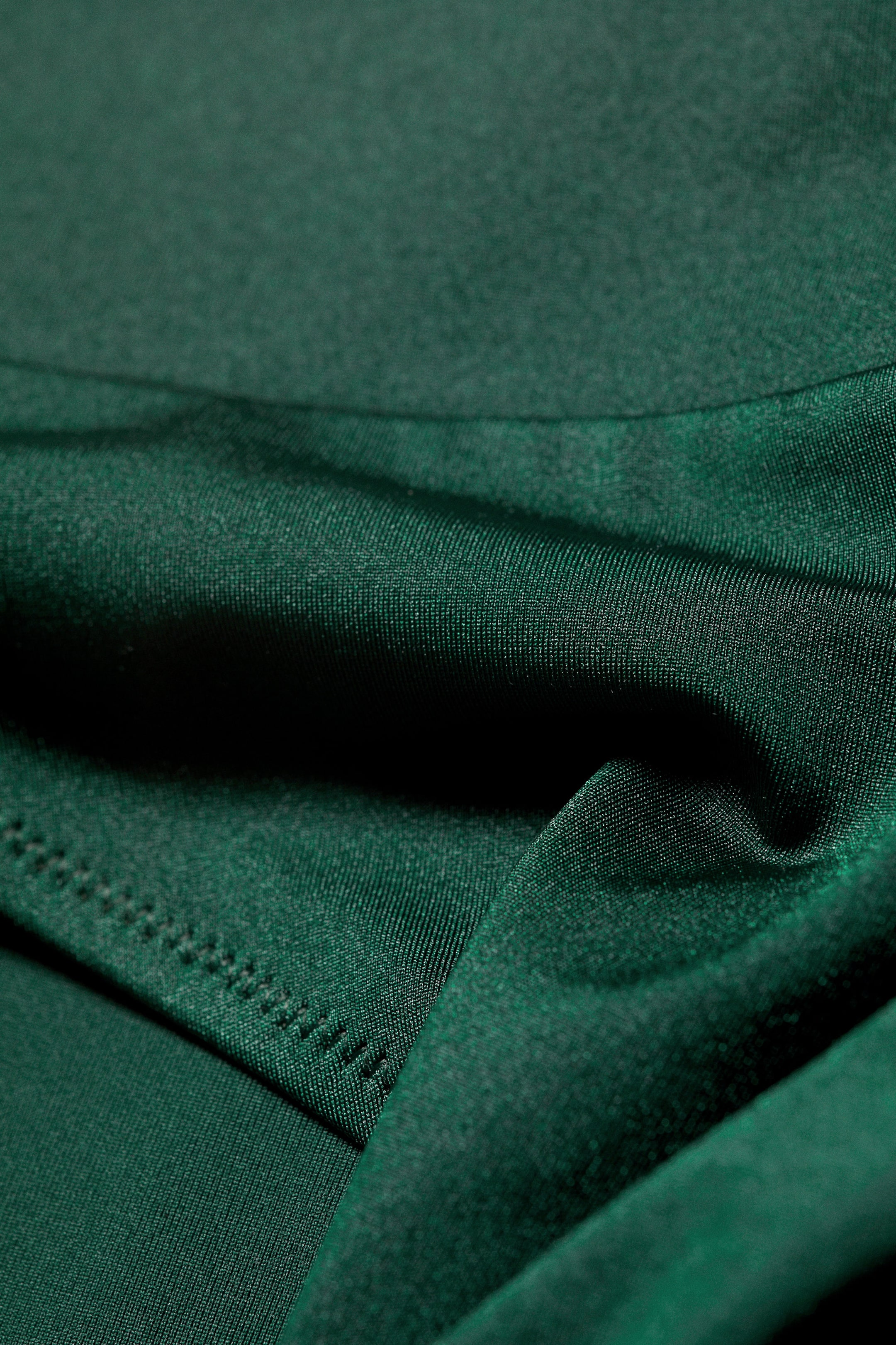 Groene glans - Bikinibroekje HEAT met hoge taille - 1