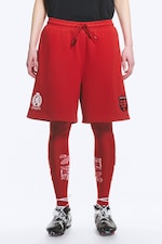 Bright Red - TOFFS Relaxed Jersey Football Shorts - 1