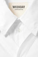 White - Double-Layered Oversized Shirt - 6
