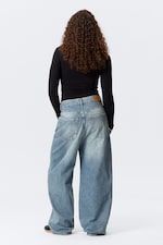 Blue Stream - Astro Loose Extra Baggy Leg Jeans - 4