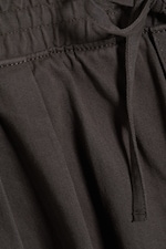 Dunkelbraun - Schlupfhose mit Barrel-Bein - 5