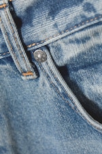 Seventeen Blue – Bleu moyen - Jean baggy ample taille mi-haute unisexe Astro - 1
