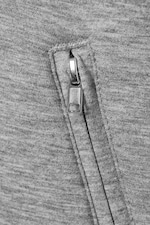 Grey Melange - OVERSIZED SCUBA ZIP JACKET - 5