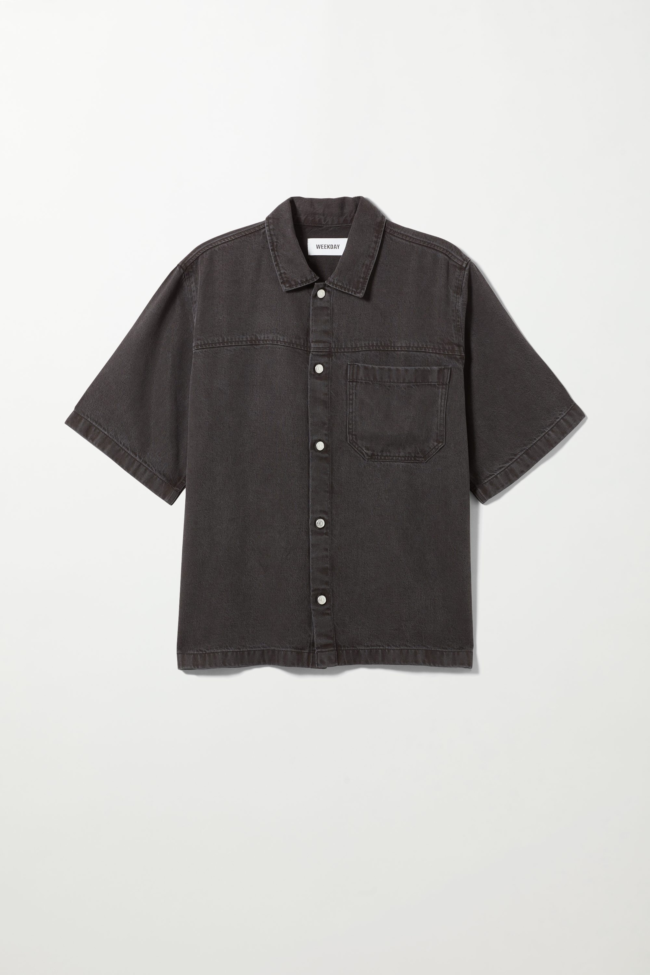 Black - Kastiges Jeanshemd - 0