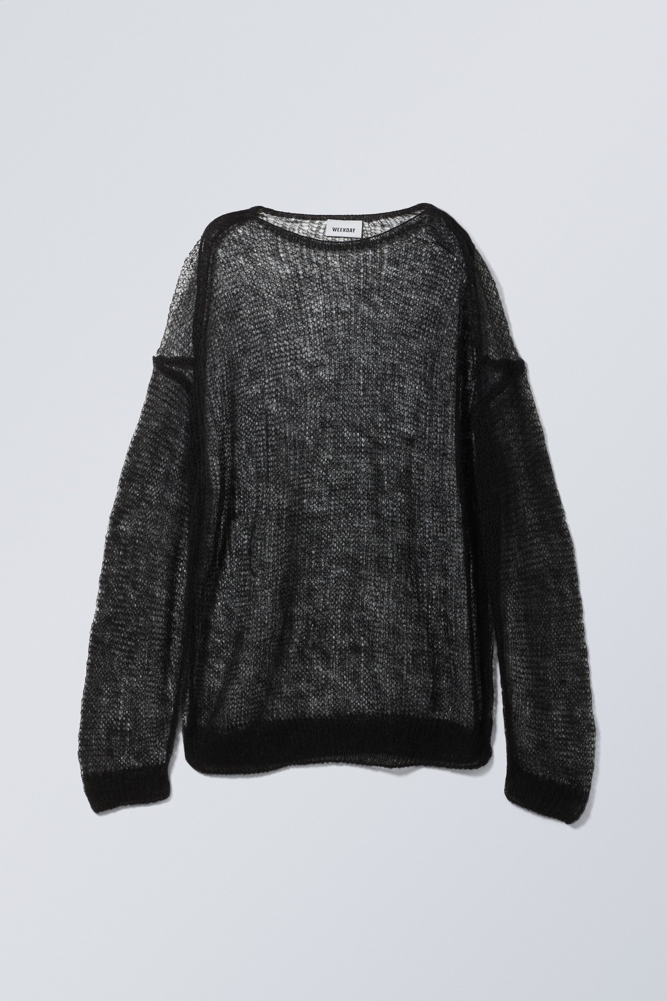 Black - Tilly Transparent Sweater - 0