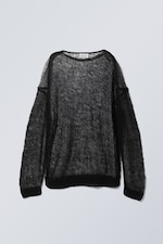 Black - Tilly Transparent Sweater - 0